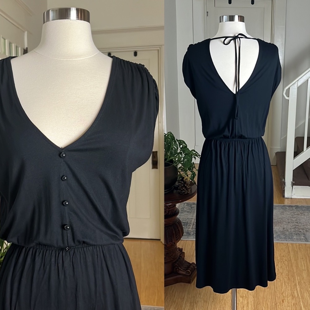 MODCLOTH Open Back Midi Dress Small